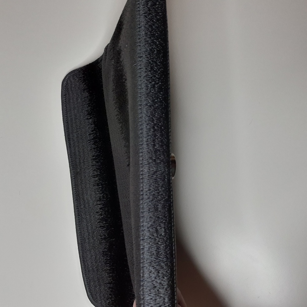 Shiraleah Gray and Black Clutch Evening Bag‎ - Picture 2 of 7